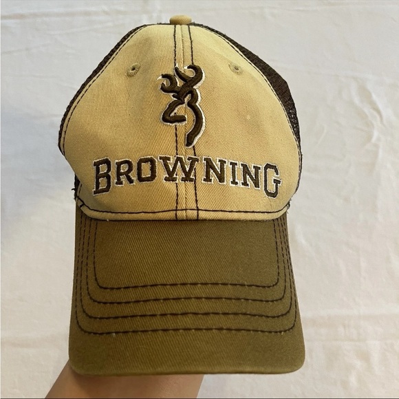 Browning Other - Browning Outdoor Tactical Hunting Brown Hat Trucker Style With Mesh Strapback